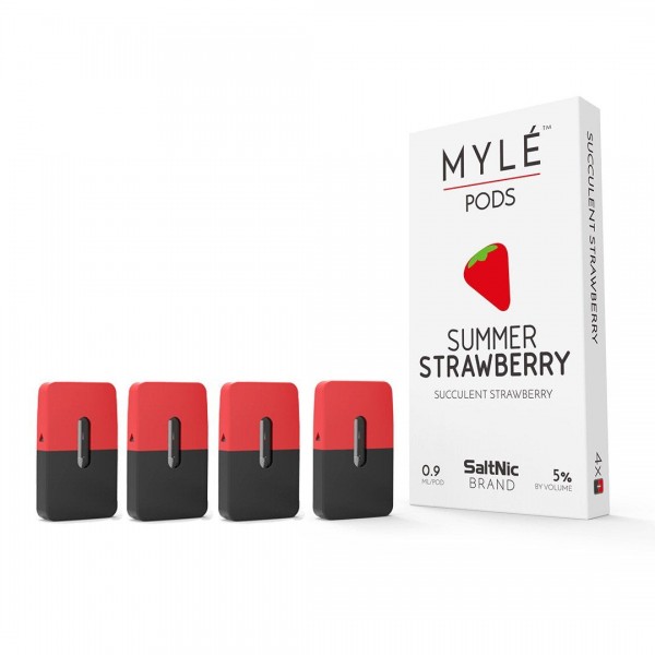 Myle Replacement Pods 4pk - Summer Strawberry [CLE...