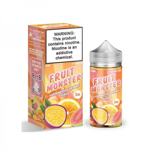 Fruit Monster - Passionfruit Orange Guava - 100ml