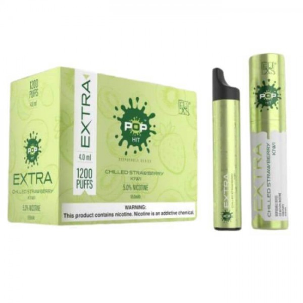 Pop Xtra Disposables 5% 1200 puffs - Chilled Straw...